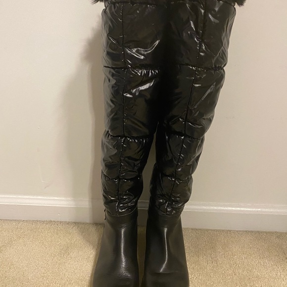 MK black fur winter boots - Picture 7 of 7